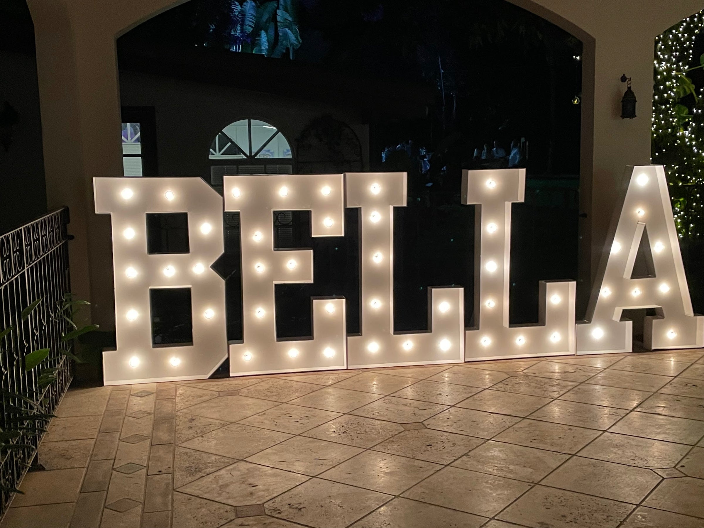Letter Marquee light up | Just 2